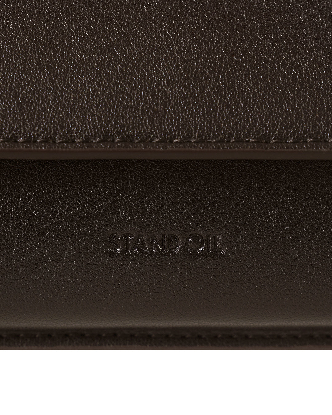 Stand Oil Chubby Zipper Wallet — Maroon