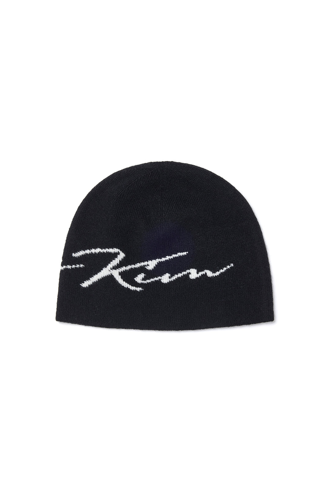 Matin Kim Logo Script Beanie — Black