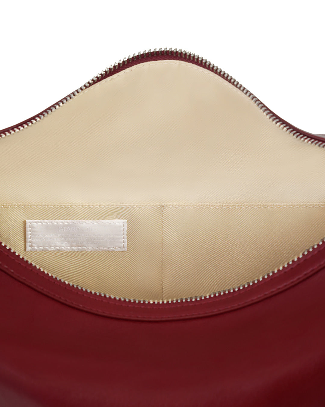 Stand Oil Mushy Bag — Nubuck Slouch Tote — Red wine