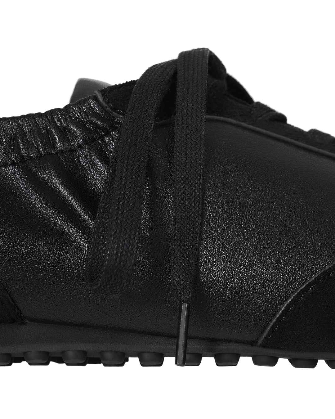 Stand Oil Double Tied Sneakers — Black