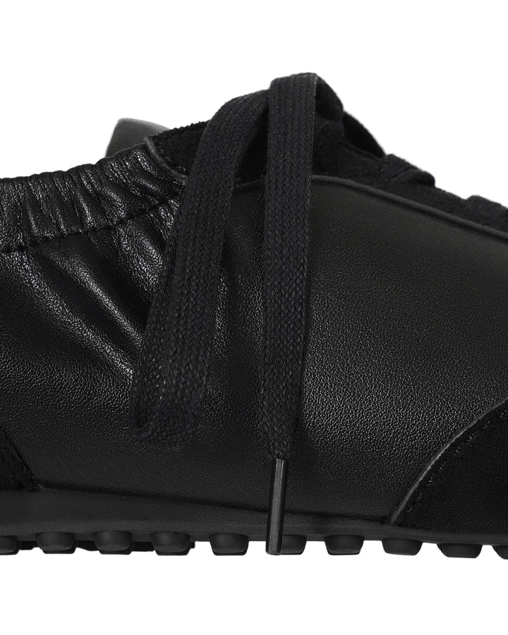 Stand Oil Double Tied Sneakers — Black