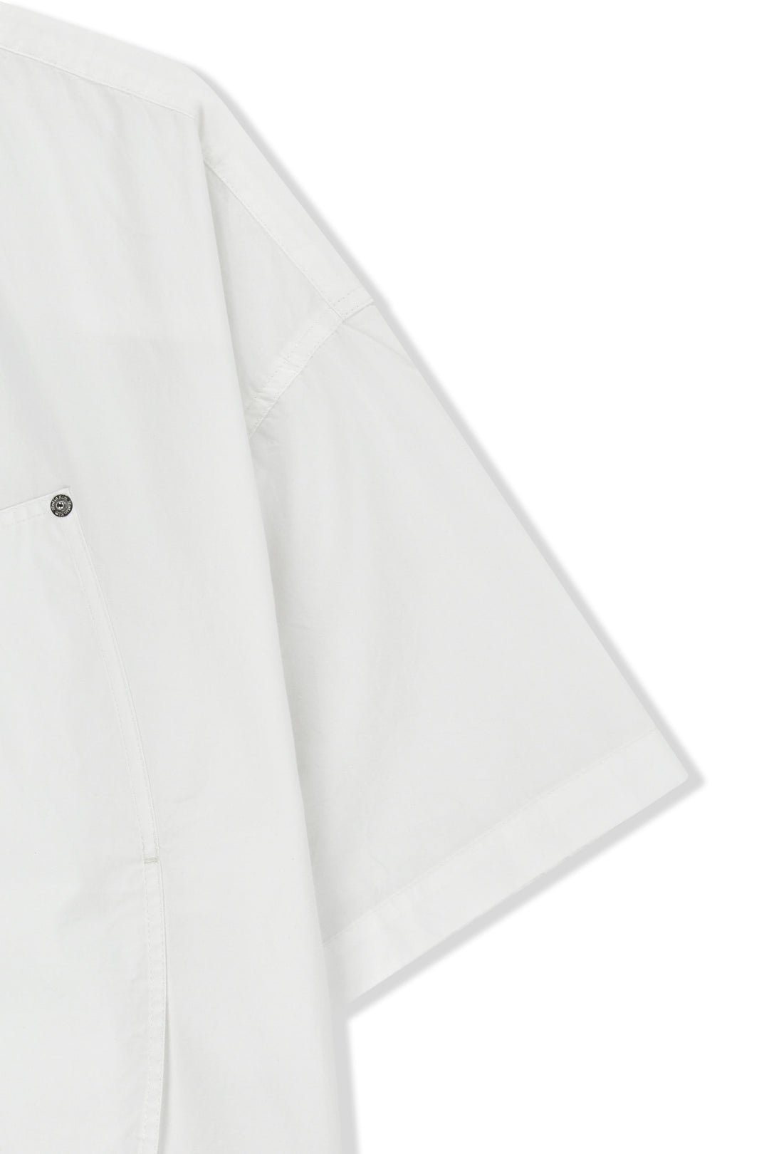Matin Kim Half Sleeve Pocket Shirt — White