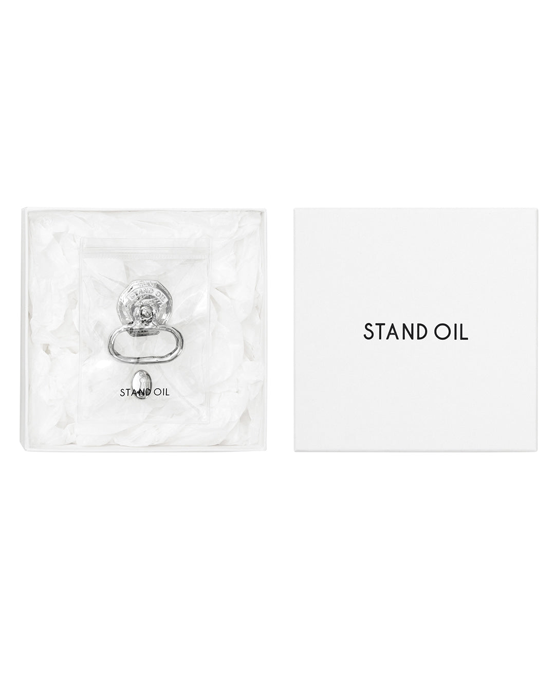 Stand Oil Door Handle Gripring — Silver