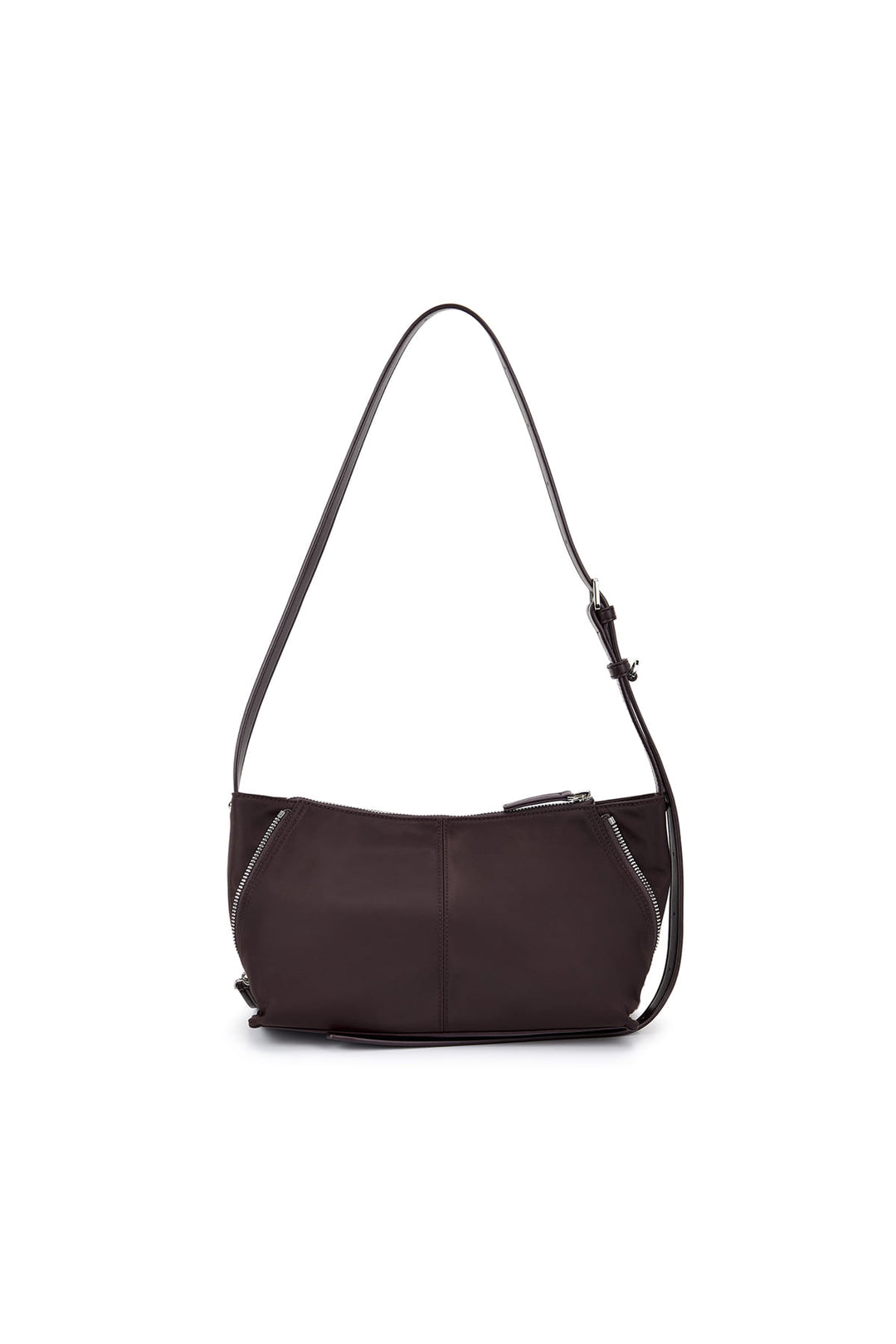 Matin Kim Side Zipper Two-Way Nylon Bag — Wine
