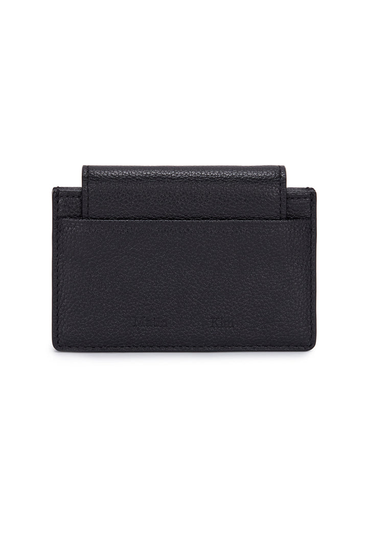 Matin Kim Accordion Wallet — Brass Hardware — Black