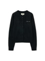 Matin Kim Cashmere Blended Round Knit Cardigan — Black