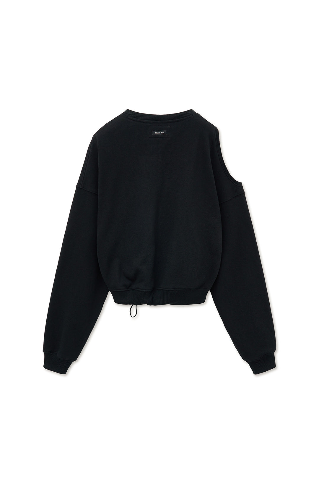 Matin Kim Shoulder Hole Sweatshirt — Black