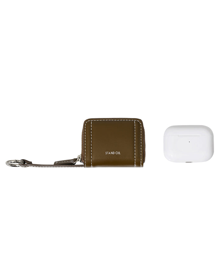 Stand Oil Post Pods — Micro AirPod Case — Stitch Mocha