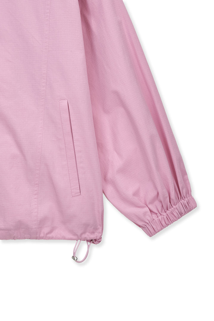 Matin Kim Back Logo High Neck Jumper — Pink