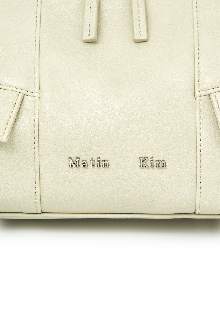 Matin Kim Wide Nemo Shoulder Bag Light — Beige