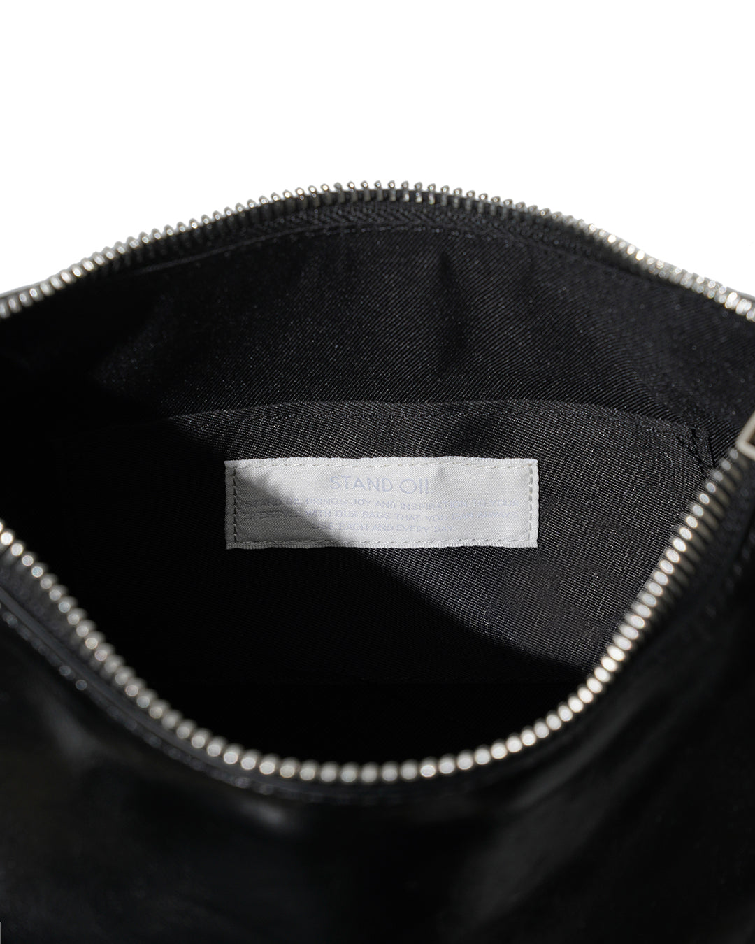 Stand Oil Plump Bag — Triangle Shoulder — Black