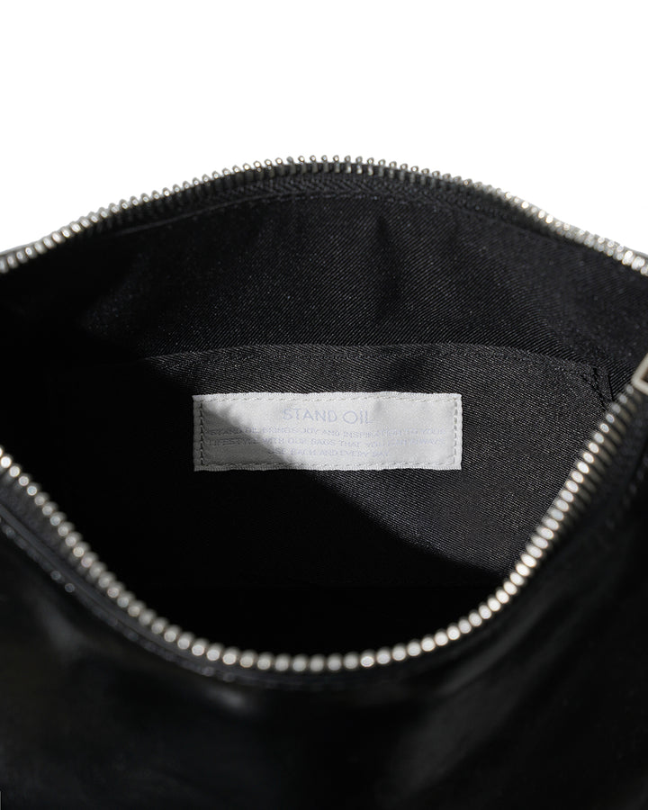 Stand Oil Plump Bag — Triangle Shoulder — Black