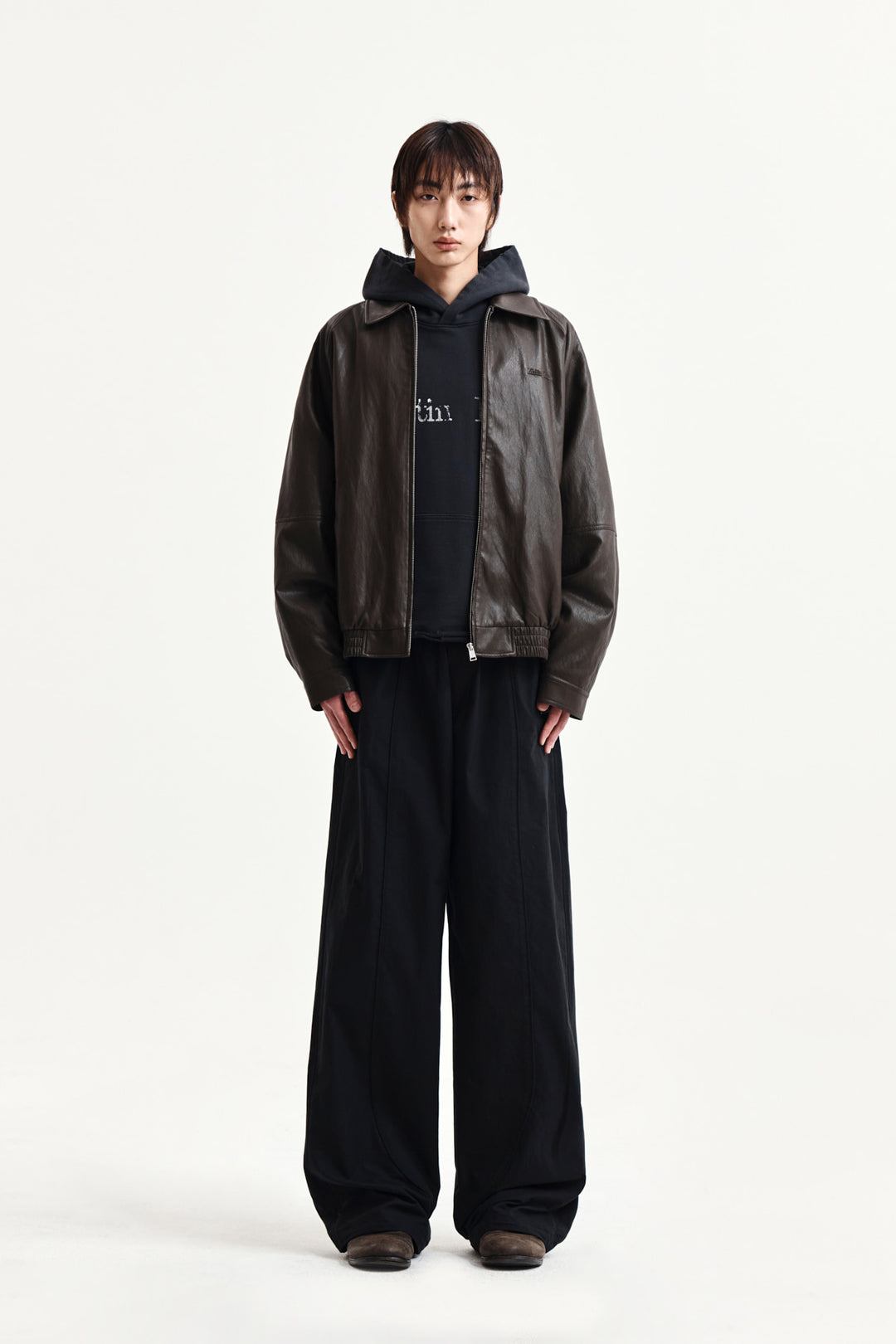 Matin Kim Multi Panel Wide Pants — Black