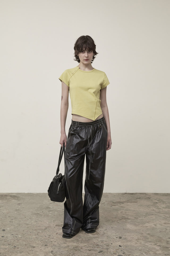 Matin Kim Twist Point Slim Top Lime