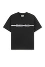 Matin Kim Logo Cutted Layered Top — Black