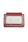 Matin Kim Glazed Accordion Wallet — Red