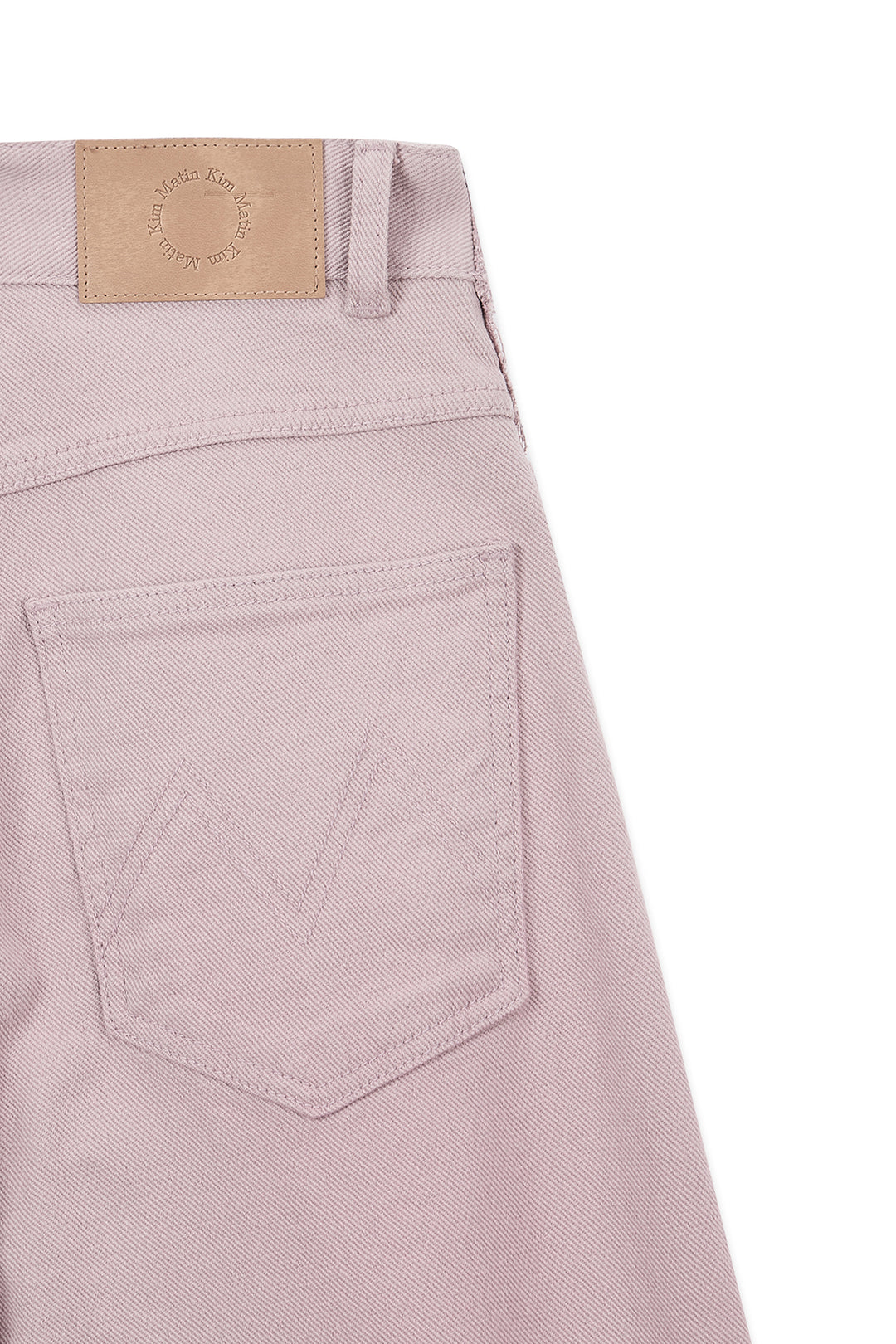 Matin Kim Color Point Washed Denim — Pink