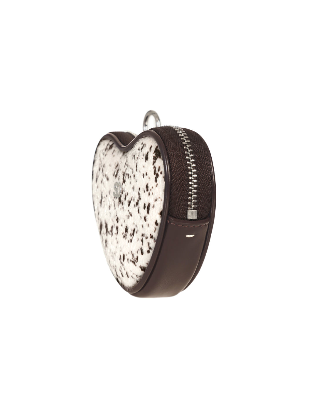 Stand Oil Heart Pods Keyring — Hairy Maroon