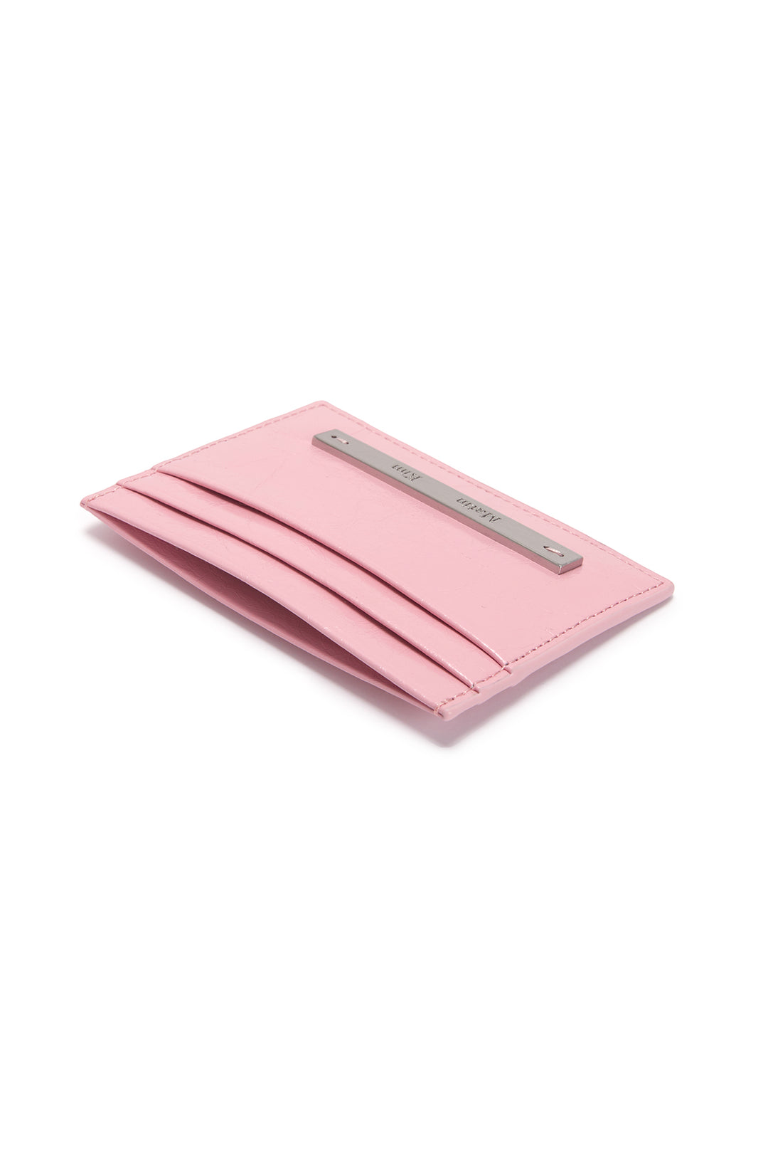 Matin Kim Glossy Card Wallet — Pink