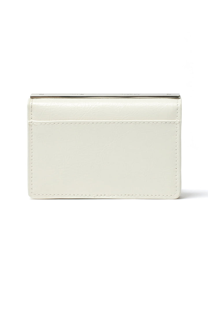 Matin Kim Pocketpack Accordion Wallet — Ivory
