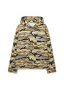 Matin Kim Typo Artwork Camouflage Hoody — Camel