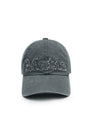 Matin Kim Rough Cut Applique Ball Cap — Gray