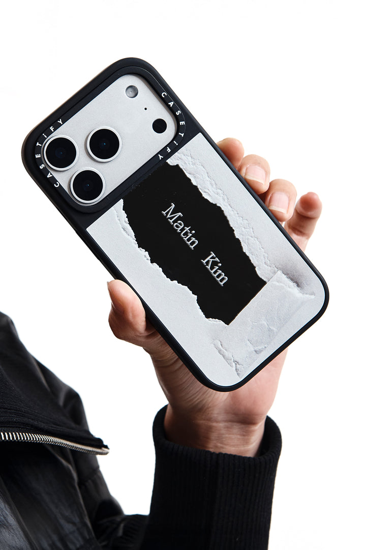Matin Kim x Casetify Paper Case — Silver