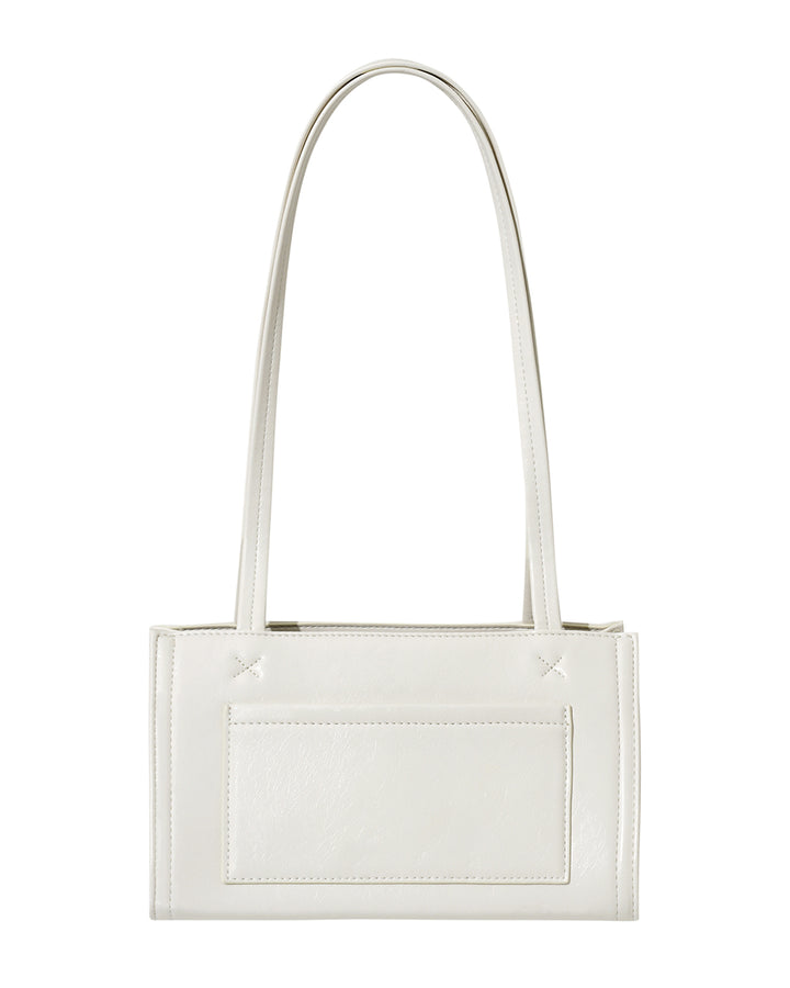 Stand Oil Oblong Tiny Shoulder Bag — Cream