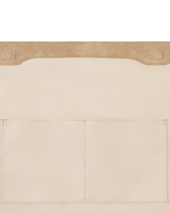 Stand Oil Velow Bag — Sculptural Crossbody — Sand