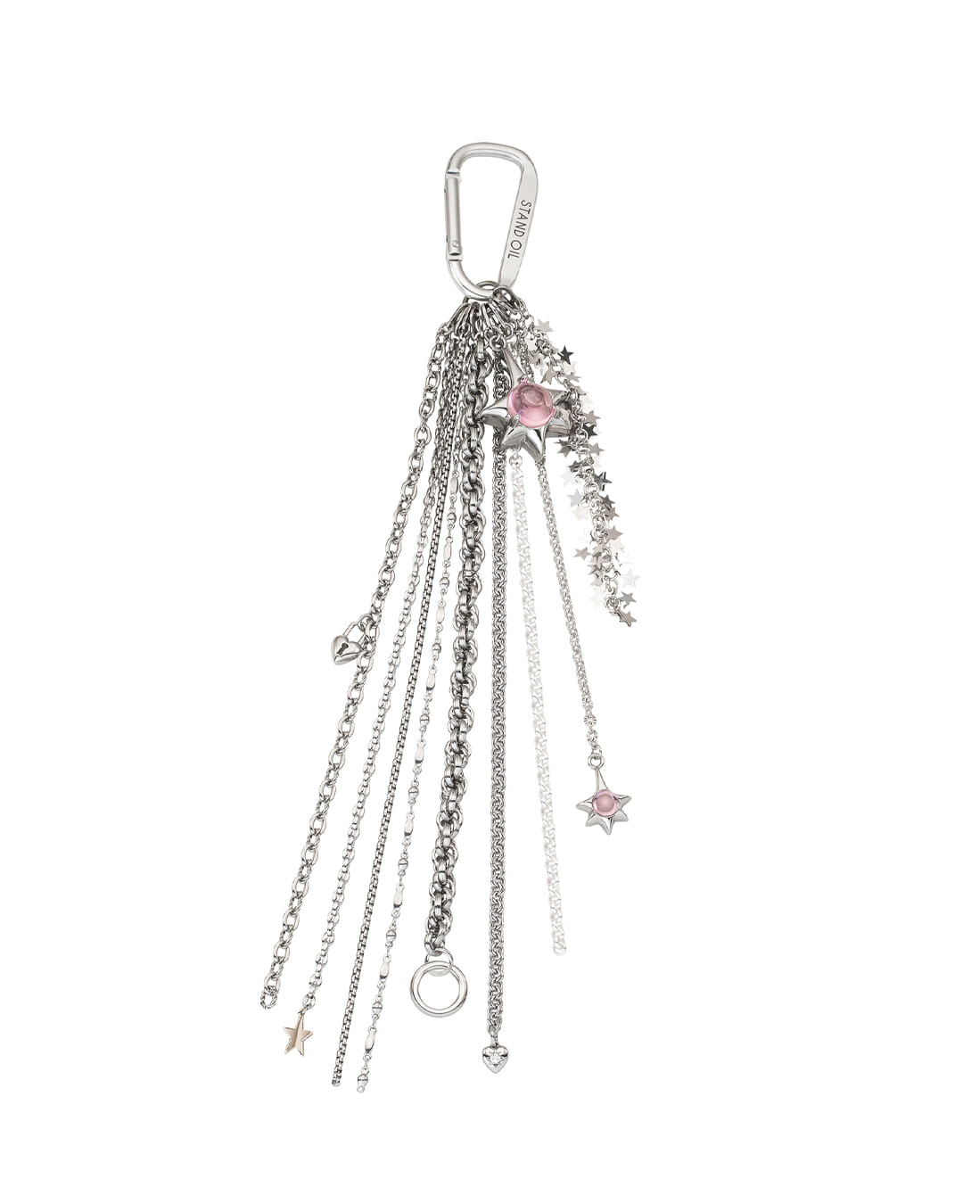 Stand Oil Cosmic Drop Key Ring — Silver
