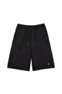 Matin Kim Back Pocket Glitter Bermuda Sweatpants — Black