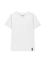Matin Kim Label Detail Slim Fit Top — Ivory