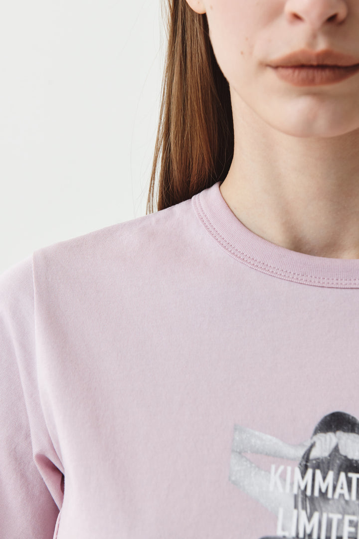 KIMMATIN Campaign Printing Top — Pink
