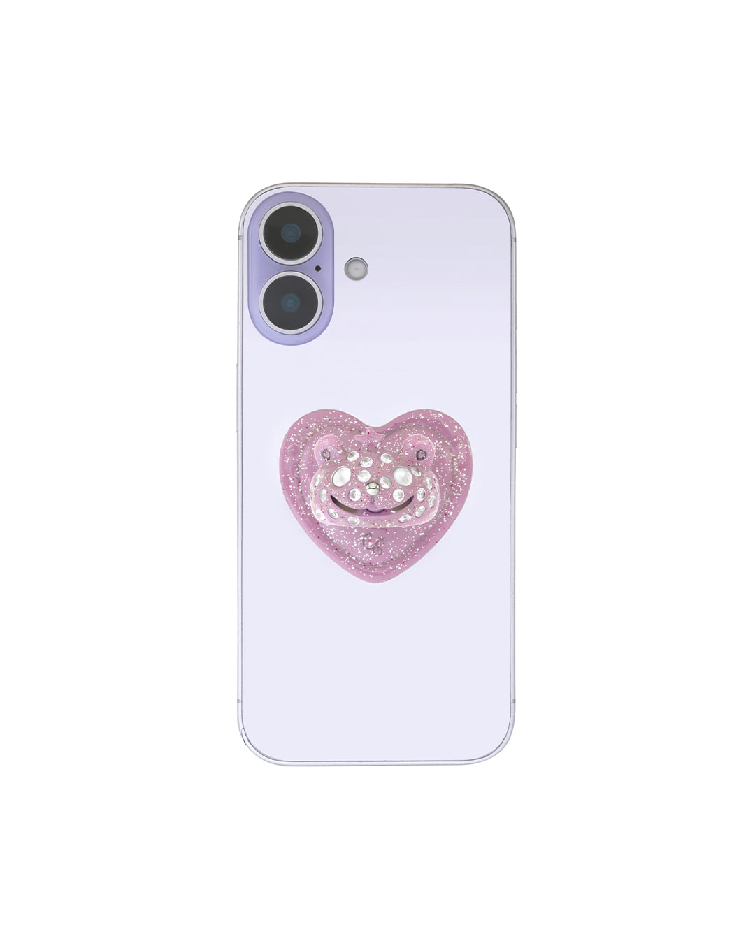 Stand Oil Princess Bear Grip Ring — Glitter Pink