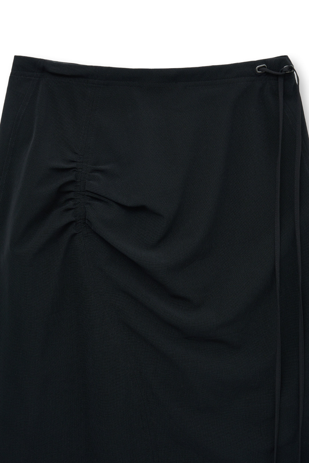 Matin Kim Layered String Midi Skirt — Black