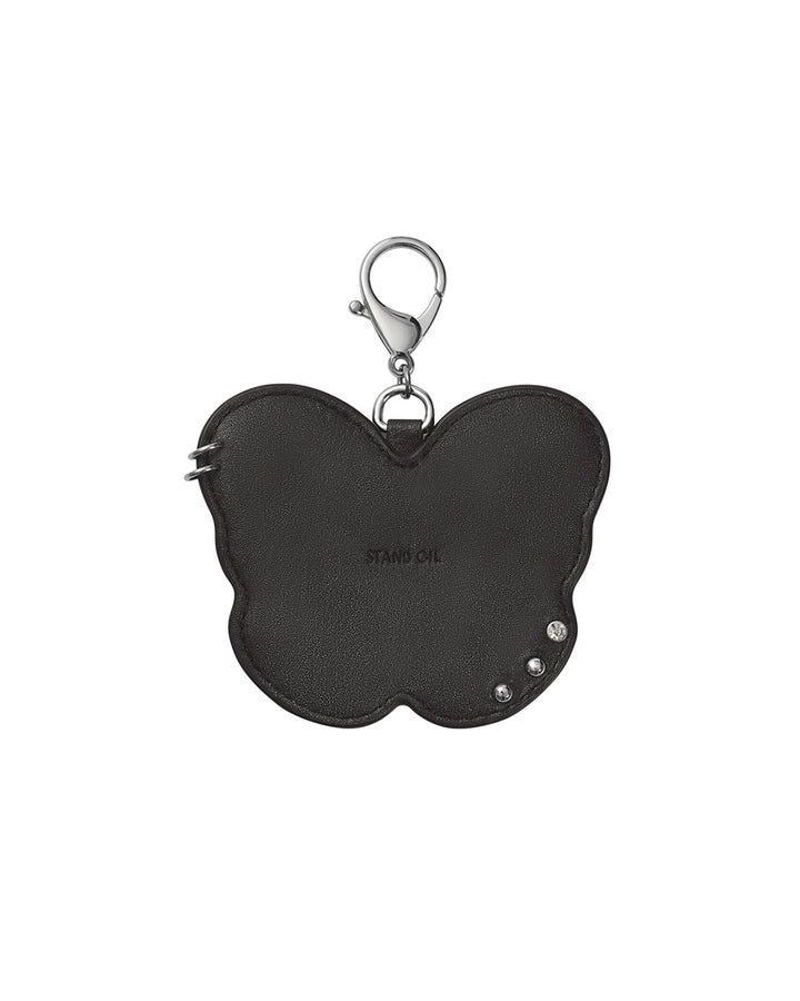 Stand Oil Fleeting Mirror Keyring — Black