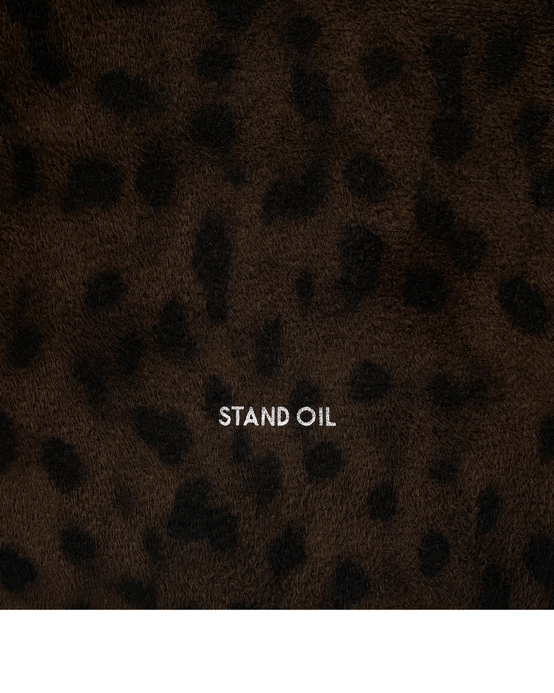 Stand Oil Mushy Bag — Nubuck Slouch Tote — Leopard Brown