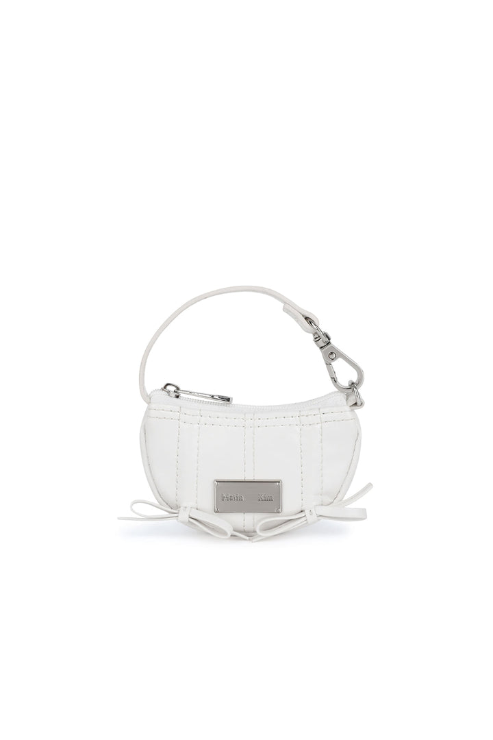 Matin Kim Half Shirring Ribbon Charm — Ivory