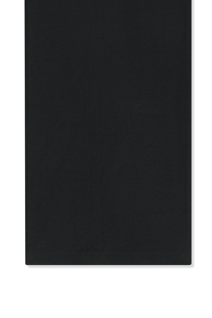 Matin Kim Layered Skirt Jersey Pants — Black