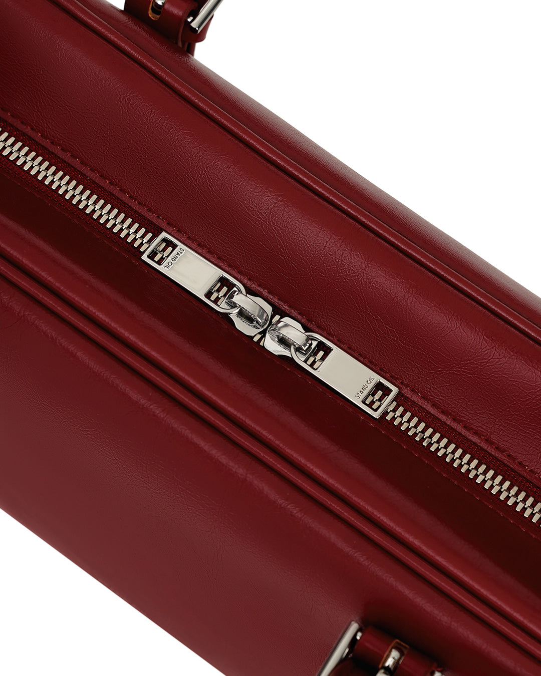 Stand Oil Square Bowling Bag — Red wine