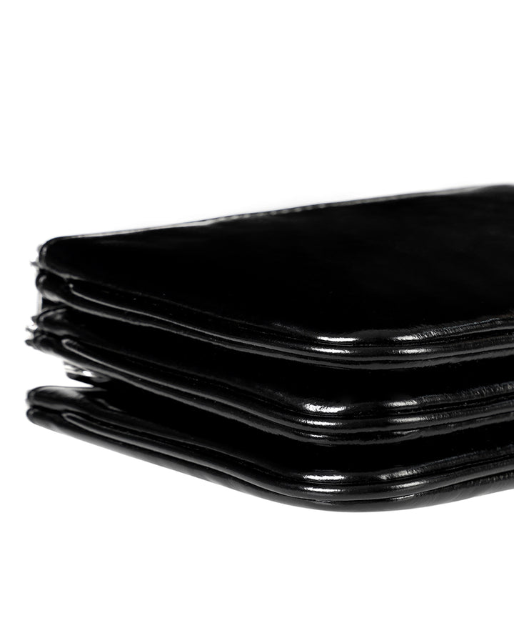Stand Oil Cookie Accordion Bag — Black