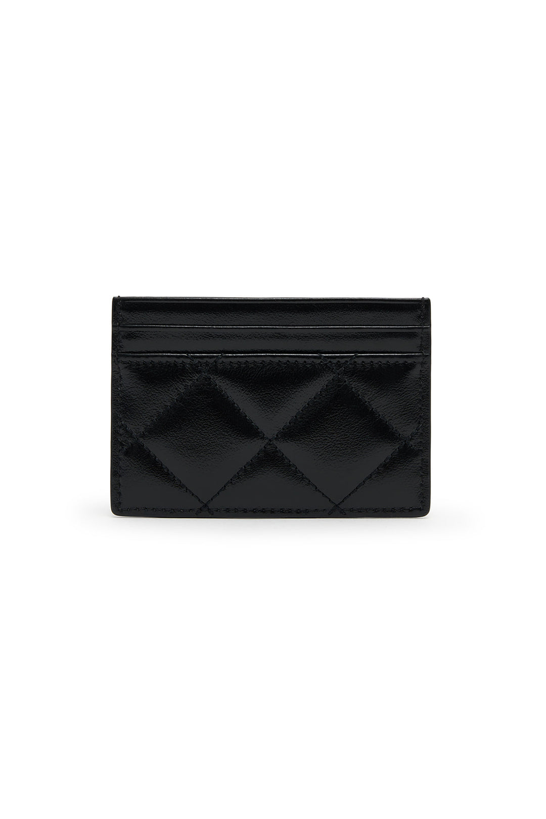 Matin Kim Puff Quilt Card Wallet — Black