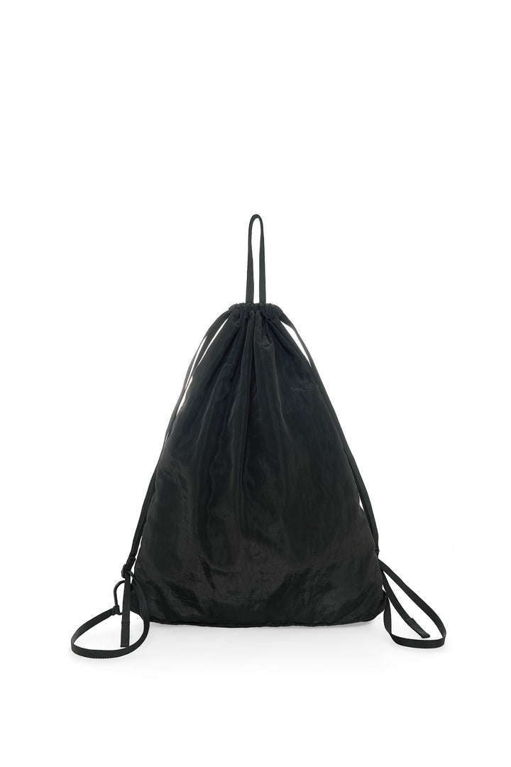 Matin Kim Packable String Shoulder Bag — Black