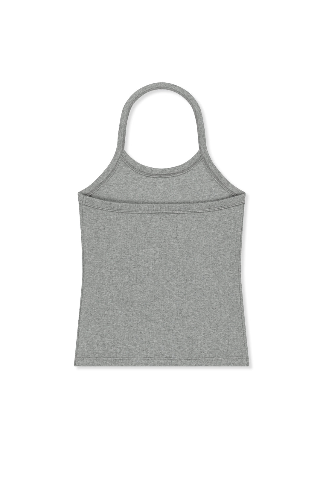 Matin Kim Label Detail Halter Tank — Gray