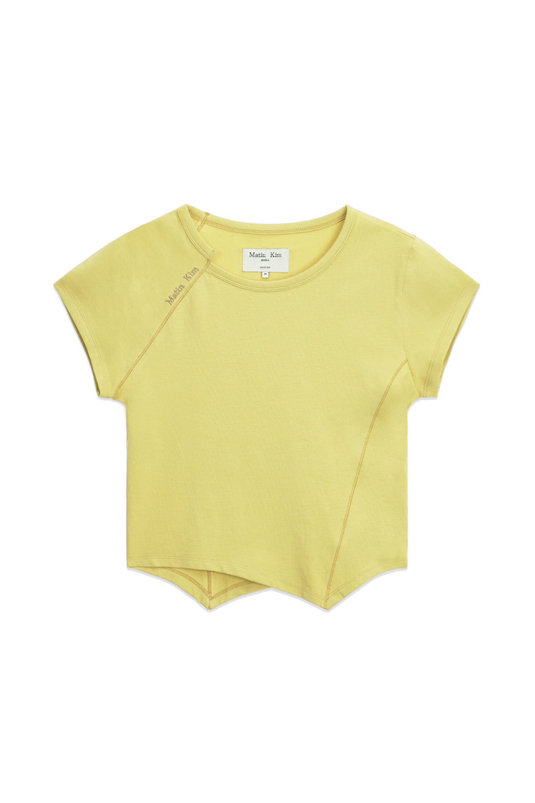 Matin Kim Twist Point Slim Top Lime