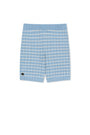 Matin Kim Stripe Knit Shorts — Light Blue