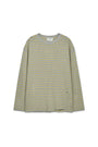 Matin Kim Stripe Damaged Loose Pullover — Beige