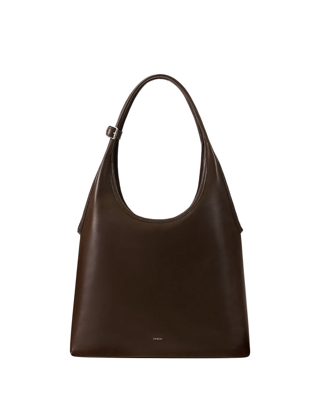 Stand Oil Ringo Bag — Reversible Canvas Crossbody — Raffia Brown