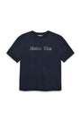 Matin Kim Vintage Logo Graphic Top — Navy blue