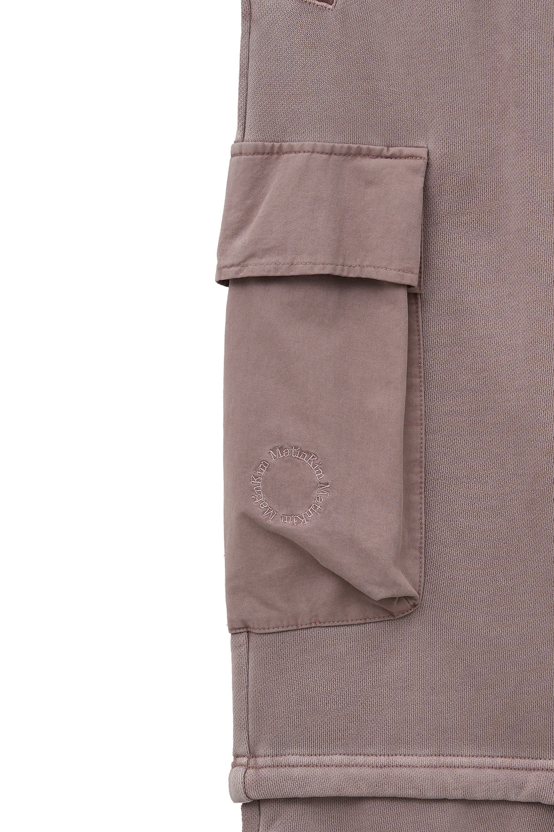 Matin Kim Pigment Dyed Cargo Pants — Pink